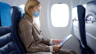 Woman Mask Plane
