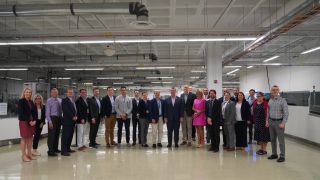 Commission Visits TSA Systems Integration Facility