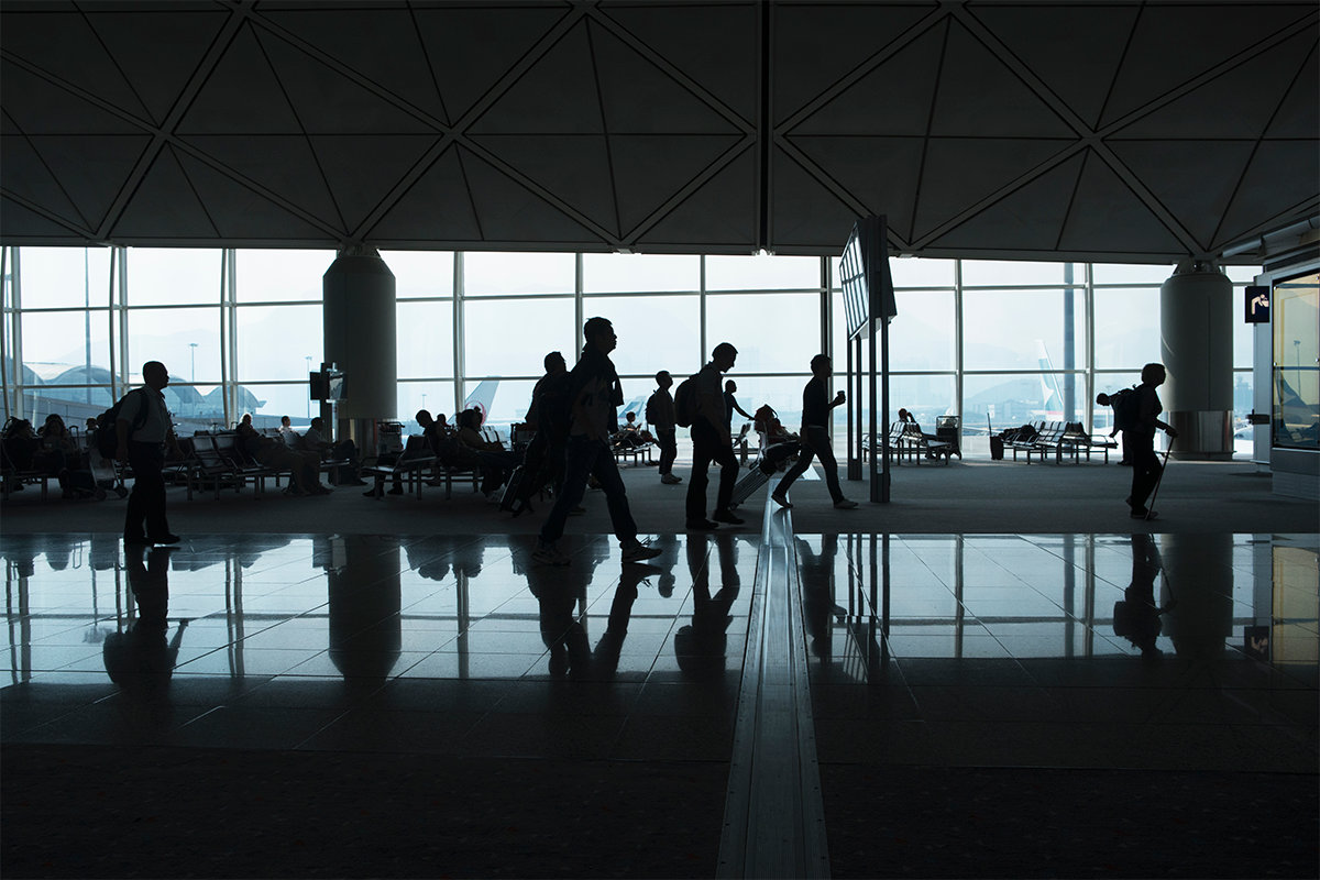 Crowded Airport